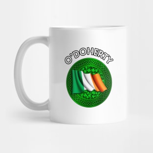 Irish Flag Shamrock Celtic Knot - O'Doherty Mug